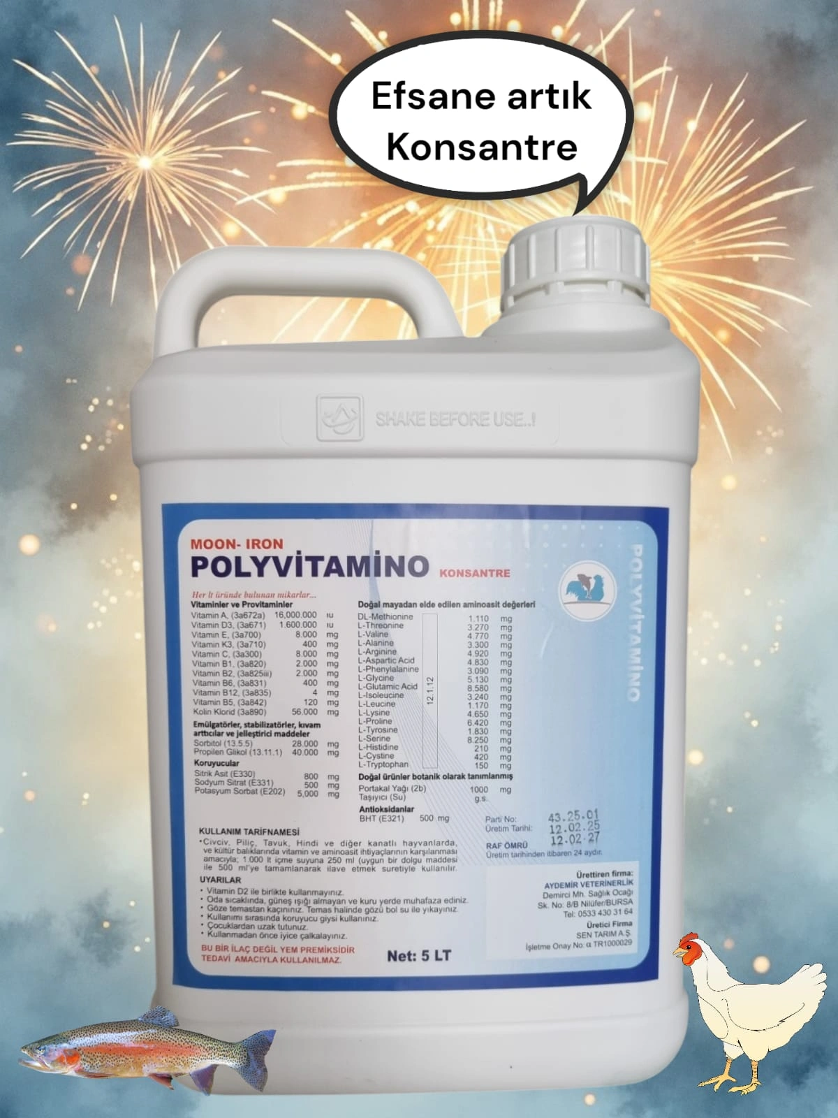 POLYVİTAMİNO KONSANTRE